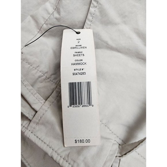 Theory NWT Tie Pants Ebrillwen Hammock Solid Cropped Cuff 2 - Picture 5 of 6